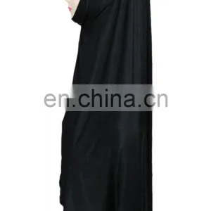 Niqab Hijab Long Chaadri / Hajj & Umrah Wear Islamic Headscraf / Black Plain Hijab Designs 2017 (scarves Scarf Stoles Hijab) thumbnail-3