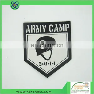 Custom Designer Patches Woven Navy Cap Badge thumbnail-1