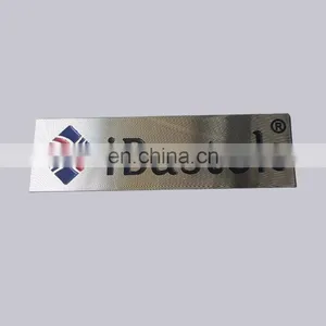 High Quality Etched And Color Filled Type Professional Diamond Cut Metal Machine Nameplate thumbnail-1