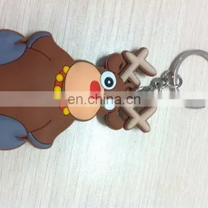 Promotion Cheap Soft 3d PVC Keychain Rubber Keyring thumbnail-4
