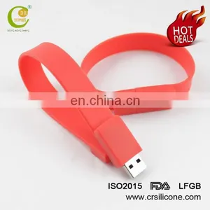 Newest Usb Flash Drive Silicon Wristband For Leisure Occasion thumbnail-5