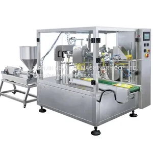 Paste or Liquid Premade Bag Filling and Packing Machine thumbnail-1