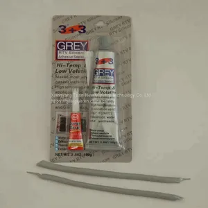 Grey Color Fast Curing 100g RTV Silicone Sealant Gasket Maker With 2g Super Glue thumbnail-1