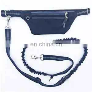 Heavy Duty Dog Leashes Running Training Leash for Pets Bungee Dog Leash With Waist Pack thumbnail-2