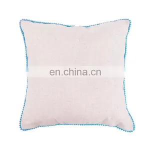 National Garden Nanjing Backrest Pompom Decorative Cushions Outdoor Chair Cushion For Sofa thumbnail-3