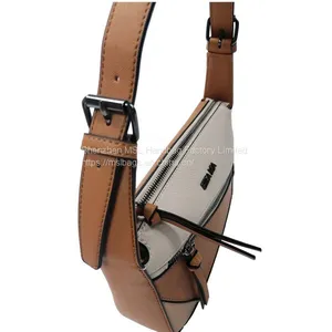 Factory Hot Sell Pu Leather Women Small Contrast Color Amazon Shoulder Bag thumbnail-3
