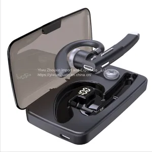 Bluetooth 5.0 Hanging Ear Long Standby Sports Wireless Business Headset thumbnail-3