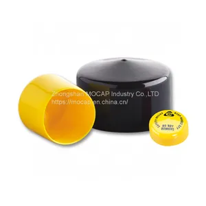 Customized Plastic Vinyl PVC Pipe End Cap With Hole and Print thumbnail-3