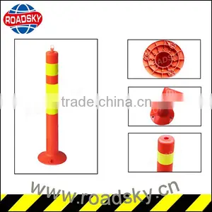 Road Safety Soft Flexible PVC Delineator Bollard for Sale thumbnail-1