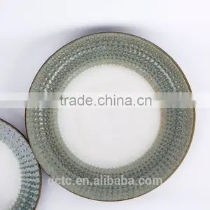 16pcs Dinnerware Set With Hand Painded Reactive Galaze thumbnail-4