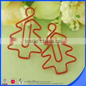 Christmas Tree Design Paper Clip Metal Spring Clips thumbnail-1