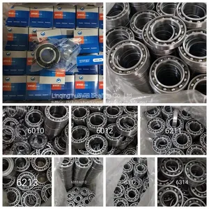 Linqing Huawei Bearings 6000 6200 6300 6400 6800 16000 62200 Series Deep Groove Ball Bearings thumbnail-2