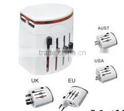 World Travel Adapter With Dual USB Charging Ports Universal Travel Adapter With Usb Charger thumbnail-2