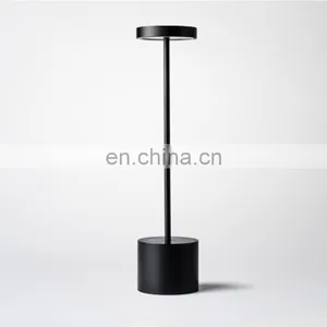 Hot Sell Hotel Aluminium Material LED Rechargeable Lamp Restaurant Decorative Table Lamp thumbnail-2