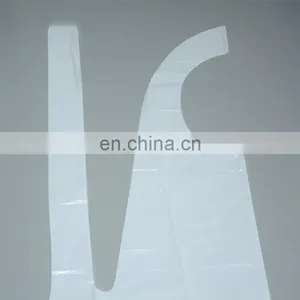 100PCS Packing Disposable White Transparent Waterproof Anti-Oil PE Plastic Apron With Ce Certificate thumbnail-4