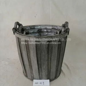 Customized Handmade Small Wood Chips Rattan Storage Basket thumbnail-2