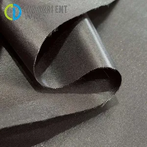 White Dyeing 190T Taffeta PU Coated 100 RPET Recycled Polyester Fabric for Lining thumbnail-1