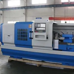 Cnc Lathe 6136, Horizontal Cnc Lathe 6136 With Hard Rail and Flat Bed thumbnail-3