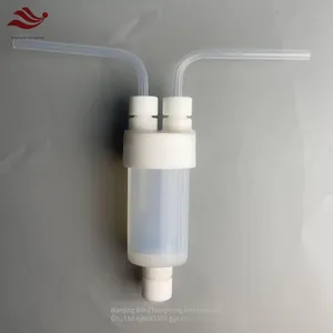 Customizable Transparent Pfa Impact Reaction Bottle With 8mm Connector, Anti-corrosion Reaction Tank for Low-metal-impurity Gas Sampling and Analysis Device thumbnail-1