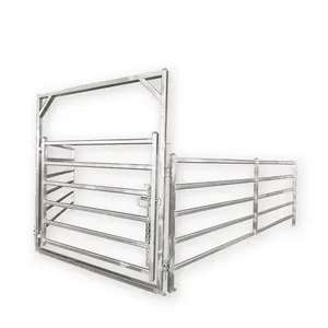 Wholesaler Portable Cattle Yard Panel Fence / Used Livestock Panels thumbnail-1