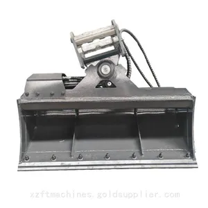 MS03 Wide 1000mm Hydraulic Adjustable Tilt Bucket Haevy Duty Earthmoving Bucket Customized Excavator Tilting Buckets thumbnail-2