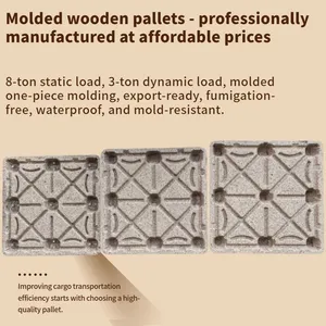 Standard / Non-Standard Molded Wood Pallets Static Load: 3 Tons Exempt From Export Quarantine thumbnail-4