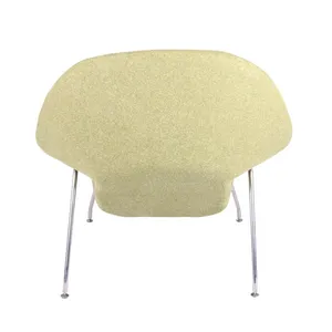 Cozy Womb Chair With Ottoman, Soft Fabric Lounge Set for Bedroom Reading Nook thumbnail-4
