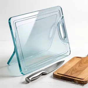 Glass Cutting Board | Tempered & Heat Resistant | Kitchenville thumbnail-1