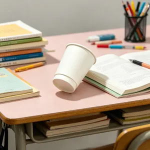 Disposable Double Wall Paper Cup for Coffee Shop and Takeaway thumbnail-3