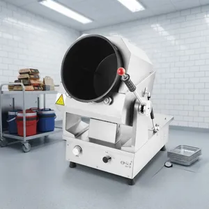 Automatic Gas Cooking Machine 15L Capacity Stir Fry Robot for Commercial Use Intelligent Kitchen Equipment for Fast Food thumbnail-3
