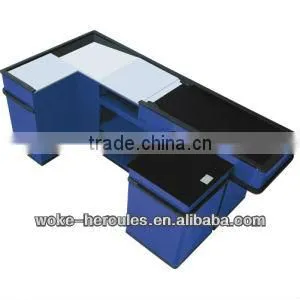 Convenience Store Cashier Desk With Corner Shelf thumbnail-4
