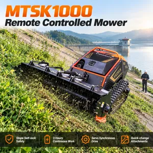 Vigorun MTSK1000 Remote Control Flail Mower CE/EPA Certified 1000mm Heavy Duty Gasoline Brush Cutter for Forestry and Shrub Clearing thumbnail-1