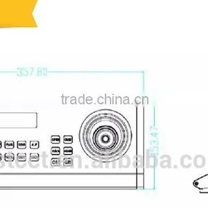 Cctv Camera 4D Keyboard Controller ,PTZ Camera 4D Keyboard Controller Dvr Nvr Ptz High Speed Dome Camera Keyboard Controller Quality Choice thumbnail-4