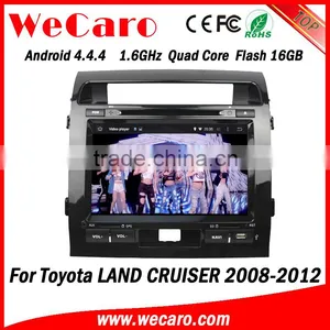 Wecaro WC-TL9006 9" Android 4.4.4 Car Dvd Player Quad Core for Toyota Land Cruiser Android Car Dvd Stereo 2008-2012 thumbnail-1