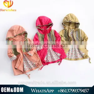 2016 Autumn & Winter Kids Coat Long Frocks Children Boutique Clothes Winter Jacket Girls Overcoat thumbnail-1