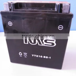 12v 14ah Ytx16-bs Motorcycle Battery thumbnail-2