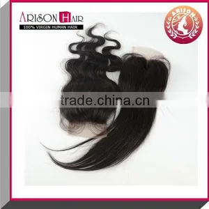 Grade 7Avirgin Brazilian Closure Straight Lace Closure Remy Lace Front Closure With Baby Hair thumbnail-2