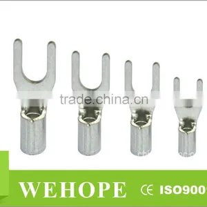 Non Insulated Fork Terminal,terminal Cable,tinned Cable Lug thumbnail-1