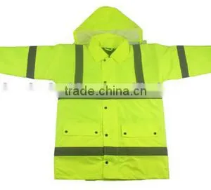 Mens 3M High Visibility Reflective Winter Highway Safety Jacket thumbnail-1