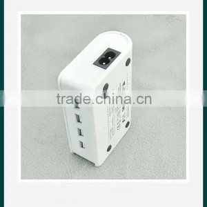 New Intelligent 4-port Usb Travel Charger With UL,CE,FCC Approved for IPhone, IPAD,Samsung,HTC thumbnail-2