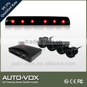 Front and Rear Led Display Parking Guide Sensor for Car With Buzzer Alarm thumbnail-1