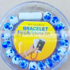 Micro USB Charger Ceramic Beads Bracelet Data Charging Cable thumbnail-6