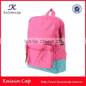 High Quality Backpack/pink Canvas Backpacks/custom School Backpack for Girls thumbnail-1