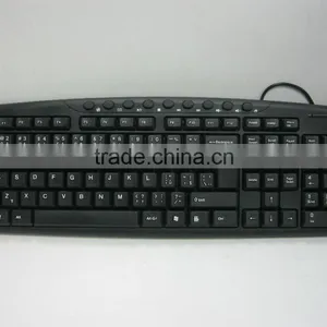 Office 2016 Hot Selling Desktop Big 107 Keys + 9 Hot Keys USB Wired Keyboard thumbnail-3