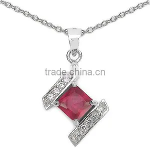 (IGC) High Quality 925 Silver Rhodium Plated Created Stone Jewelry Sets thumbnail-1