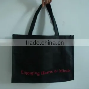 2013 Newest Black Promotion Custom Non Woven Handbag thumbnail-1
