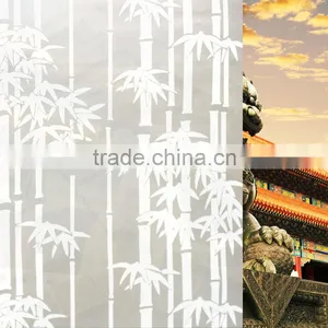 PVC Decorative Film for Glass Door and Window,China Bamboo Pattern Decorative Film for Home and Office thumbnail-2