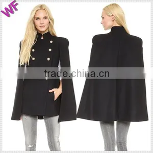 Custon Fashion Military Wool Poncho thumbnail-1