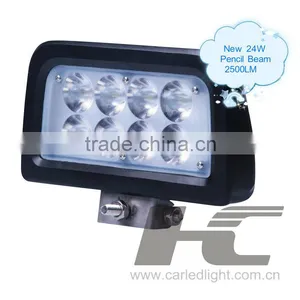 Pencil Beam Light 12V 24V 27W Crystal Led Work Light thumbnail-1