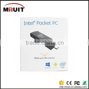 2016 New Product Computer Stick Win 10 Mini pc Intel Quad Core Android Mini pc thumbnail-1